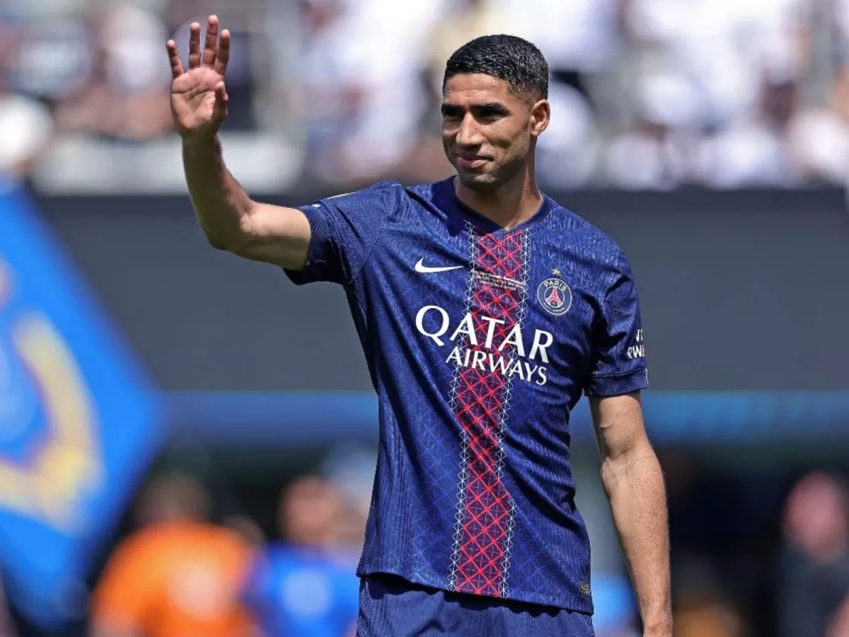 Ashraf Hakimi El Klassikoni stadionda tomosha qildi